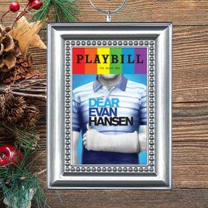 Dear Evan Hansen Broadway Musical Playbill‎ Christmas Tree Ornament